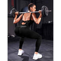 Women’s Cross-Back Sports Jumpsuit – Backless Yoga & Workout Activewear