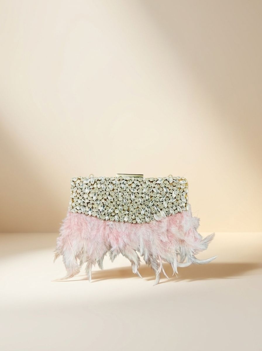 The HOPE Feather Clutch