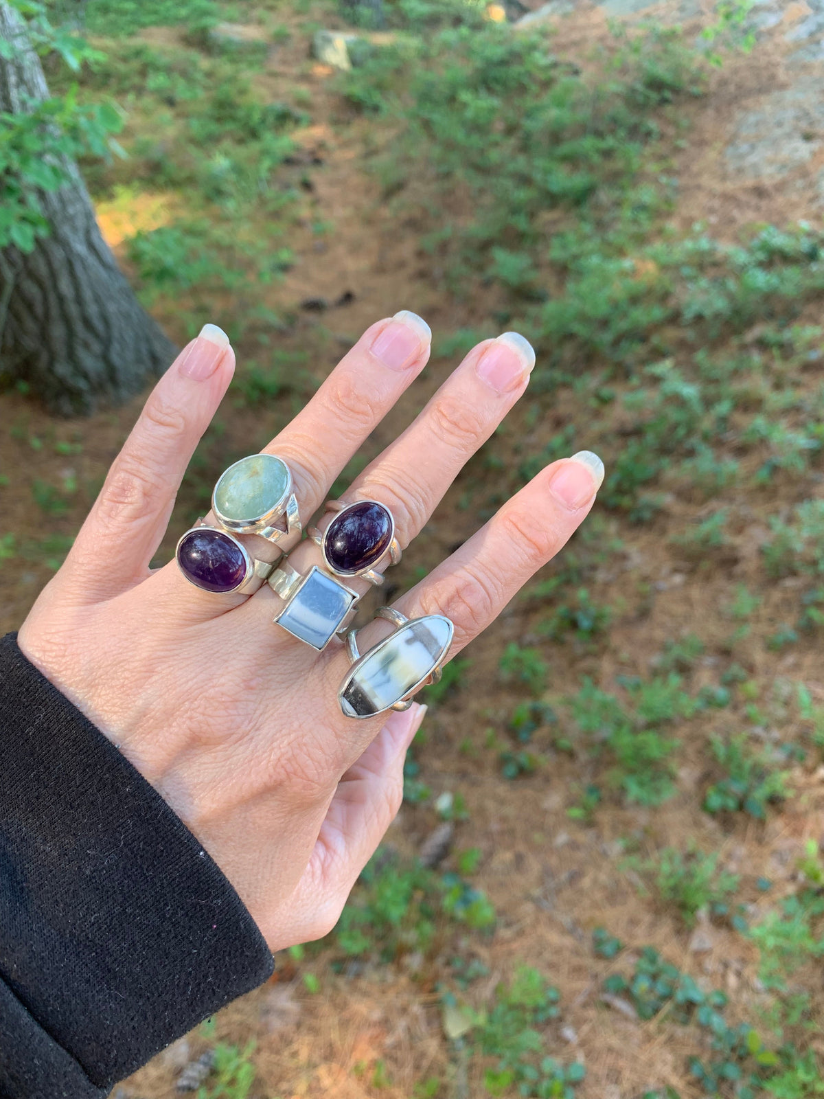 The Oracle Stone — Amethyst Ring