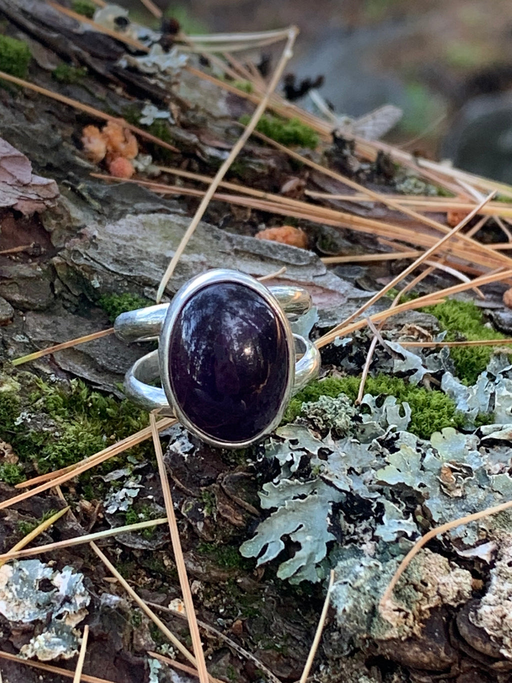 The Oracle Stone — Amethyst Ring