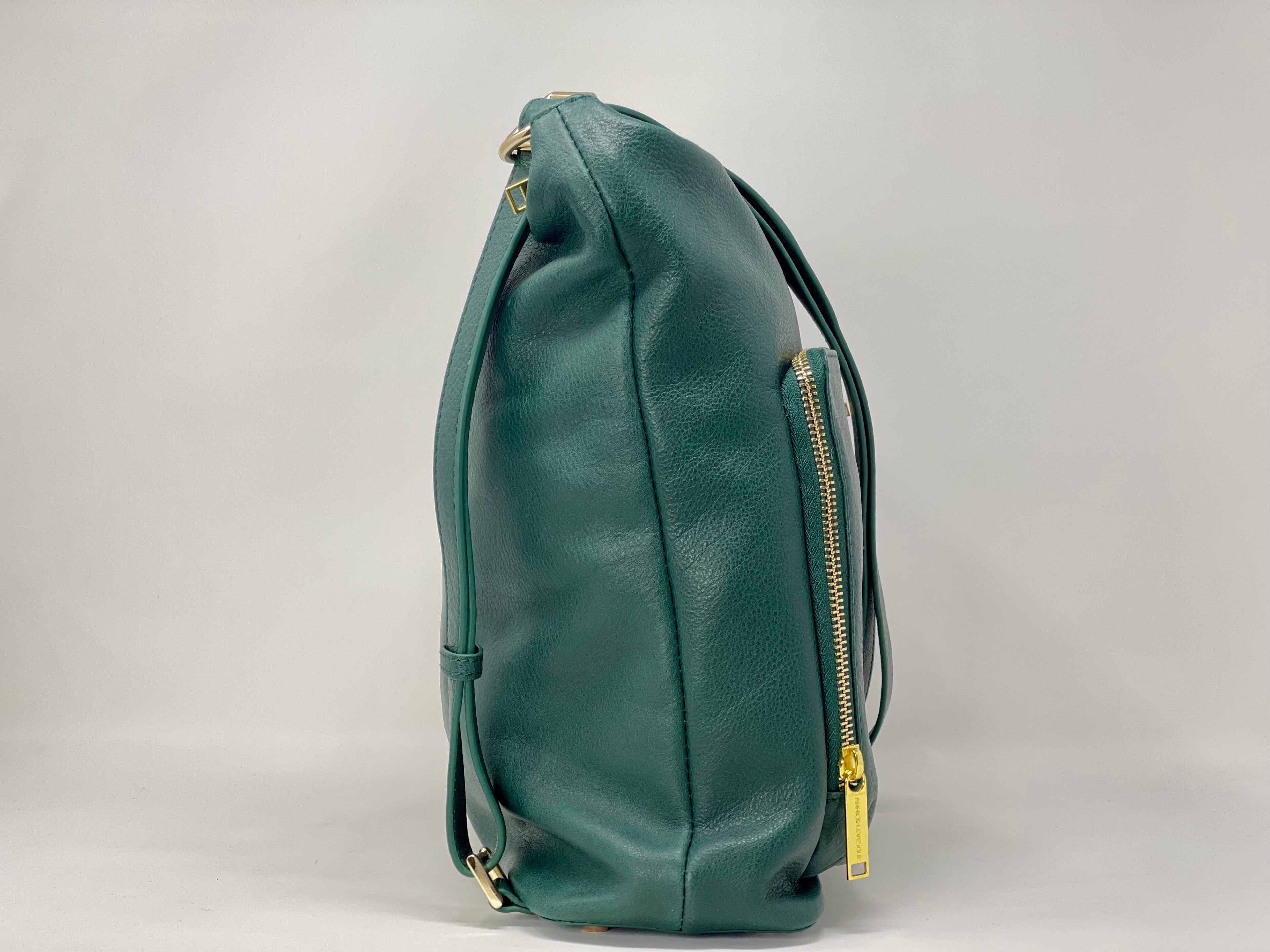 Sac à main transformable vert foncé - Alexandra