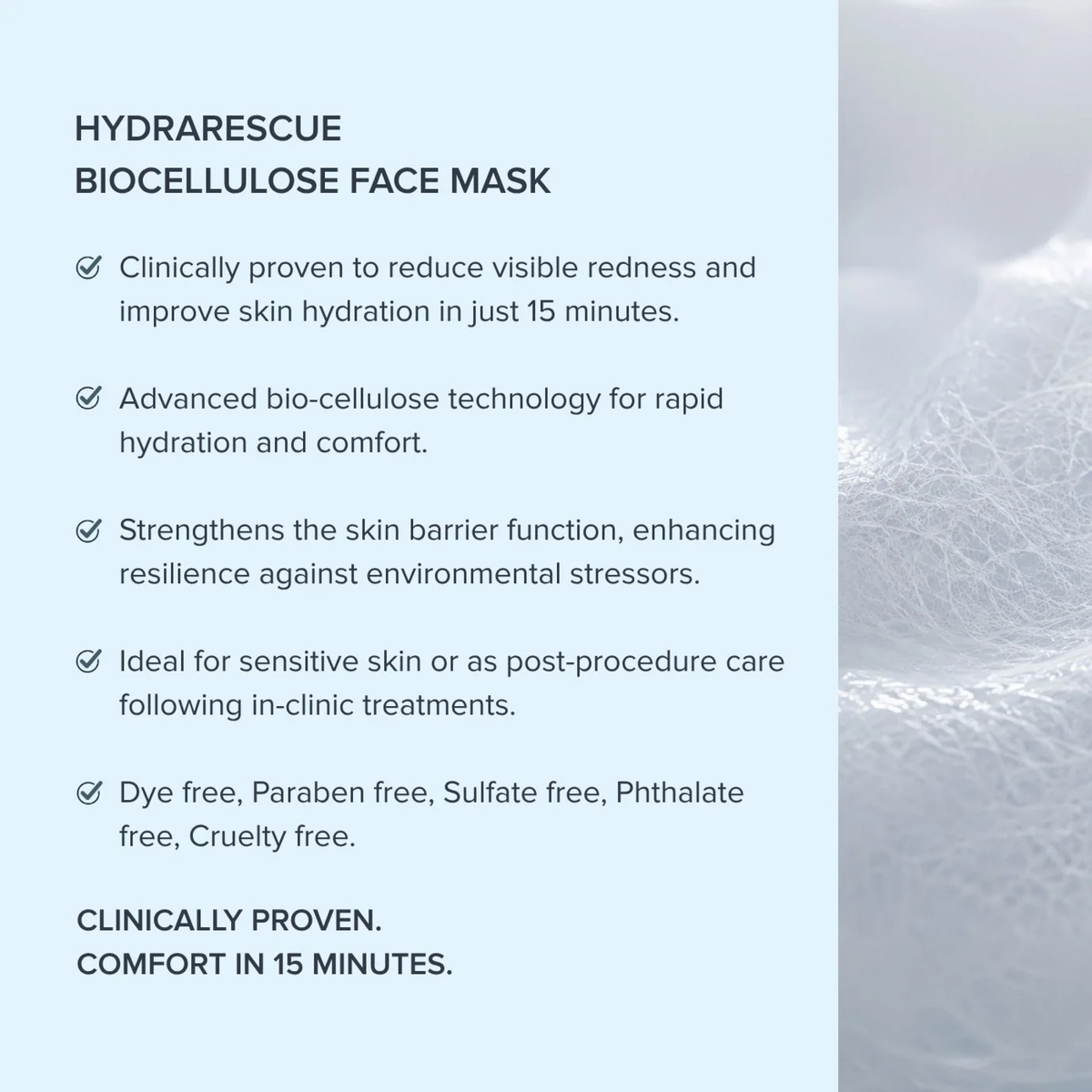 Alumier HydraRescue BioCellulose Face Mask (4 Pack)