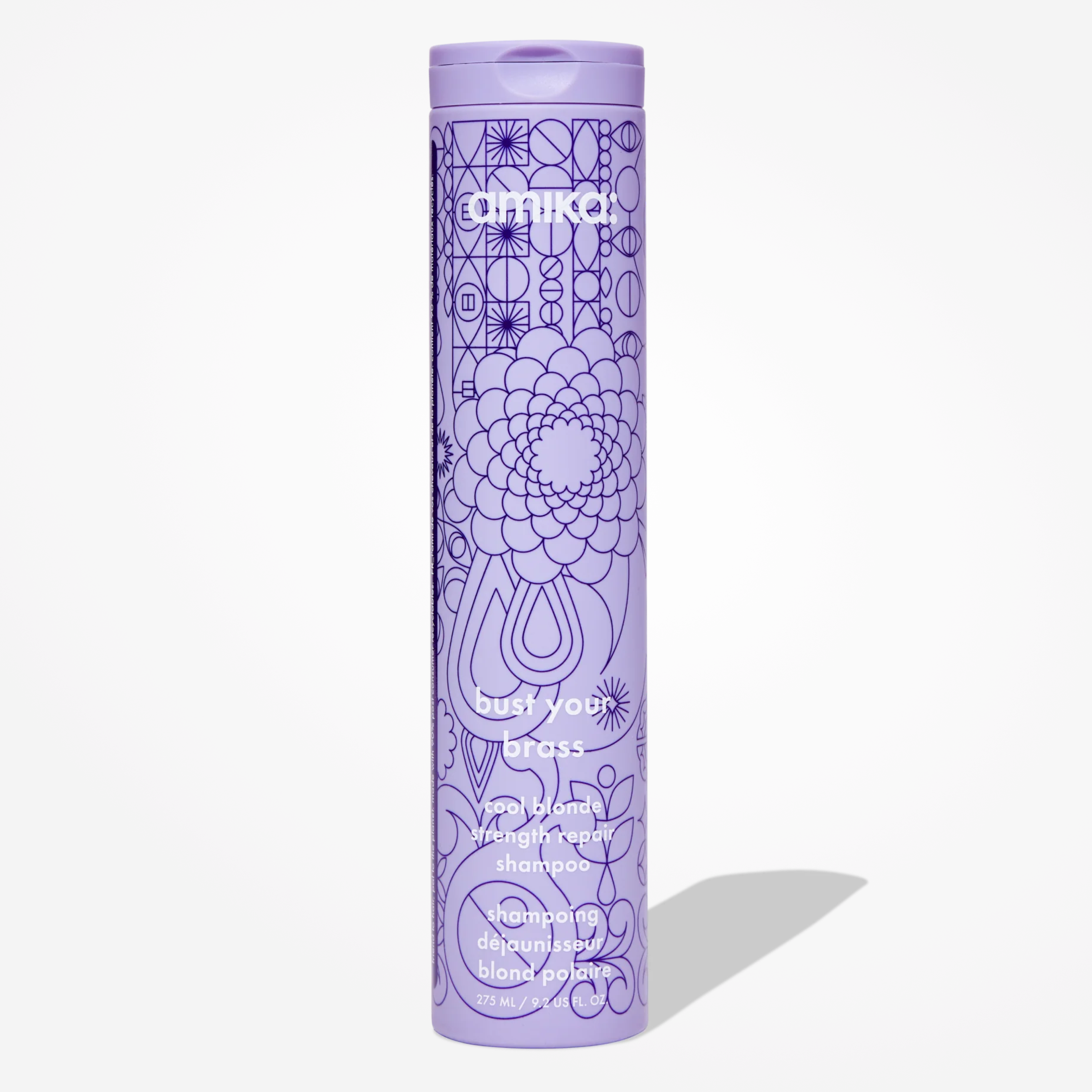 Amika Bust Your Brass Cool Blonde Strength Repair Shampoo