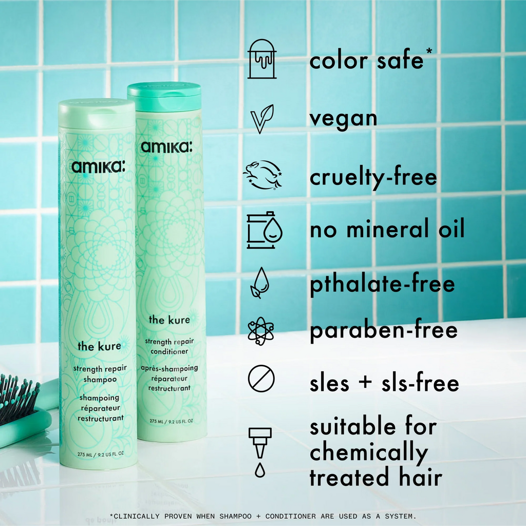 Amika The Kure Strength Repair Shampoo