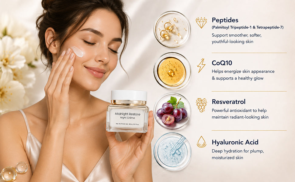 Midnight Restore Night Crème for Anti-Aging & Wrinkles