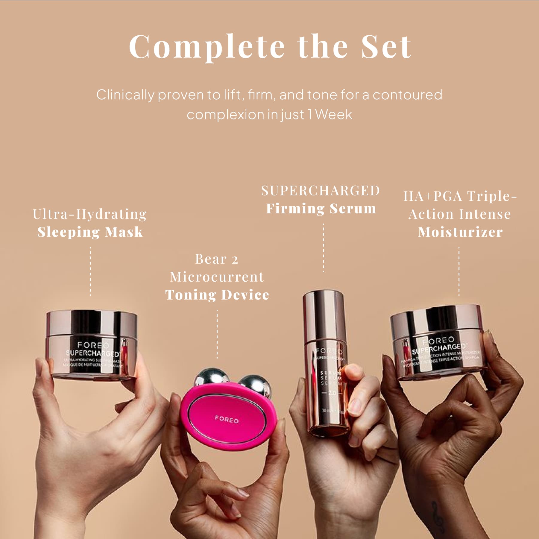 FOREO BEAR 2 Facial Toning Device - Fuchsia