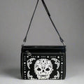 BOL Cross Body Sugar Skull Faux Leather Handbag
