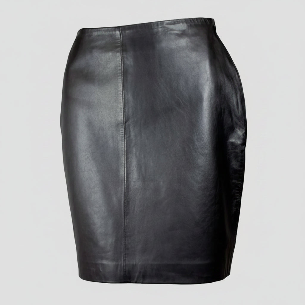 BOL Women's Dawn Short Leather Pencil Skirt