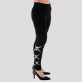 BOL Women's Rhinestone Skull Leggings