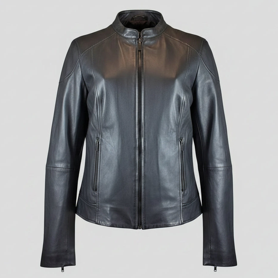 BOL Women's Vintage Texas Lambskin Leather Jacket