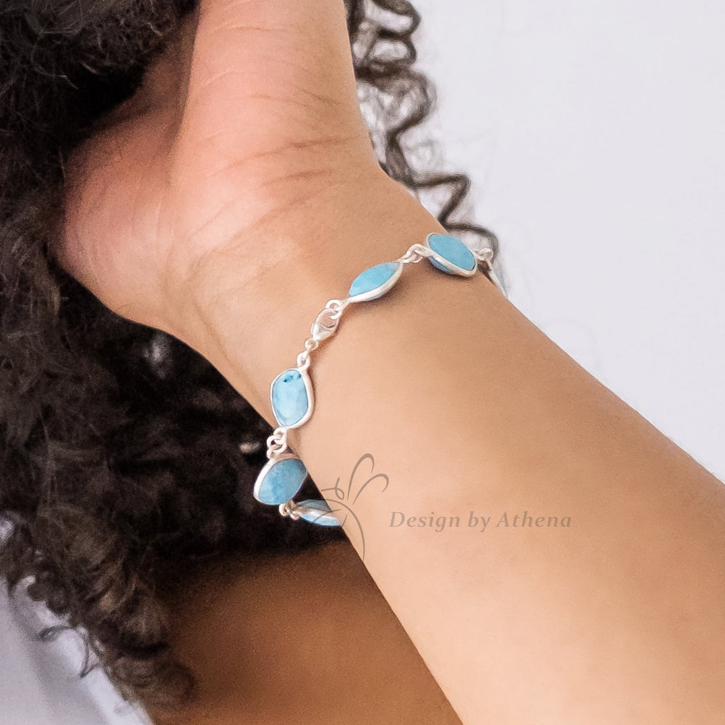 Turquoise Horizon Bracelet — Turquoise in Sterling Silver