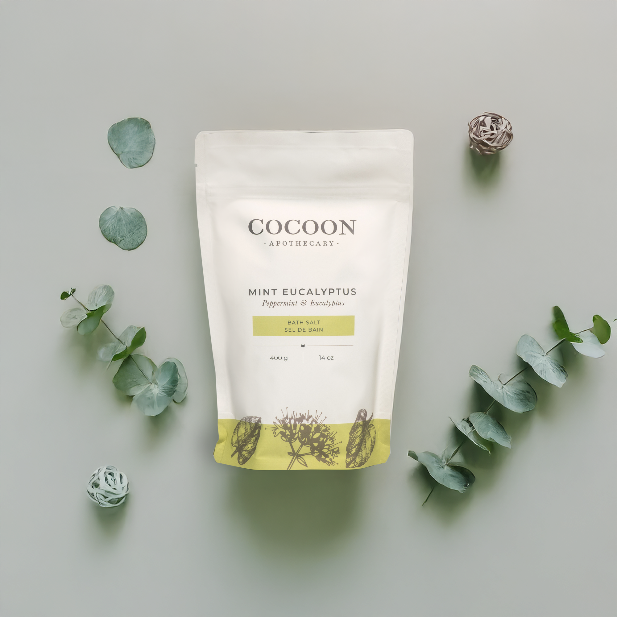Mint Eucalyptus Bath Salts