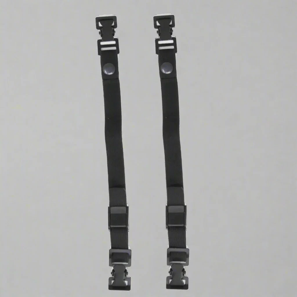 Black Snap Motorcycle Riding Pant Tie Down