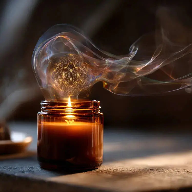 EMBER — FIRE ELEMENT | Warm spiced luxury coconut apricot wax candle