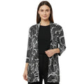 Cardigan blanc et noir