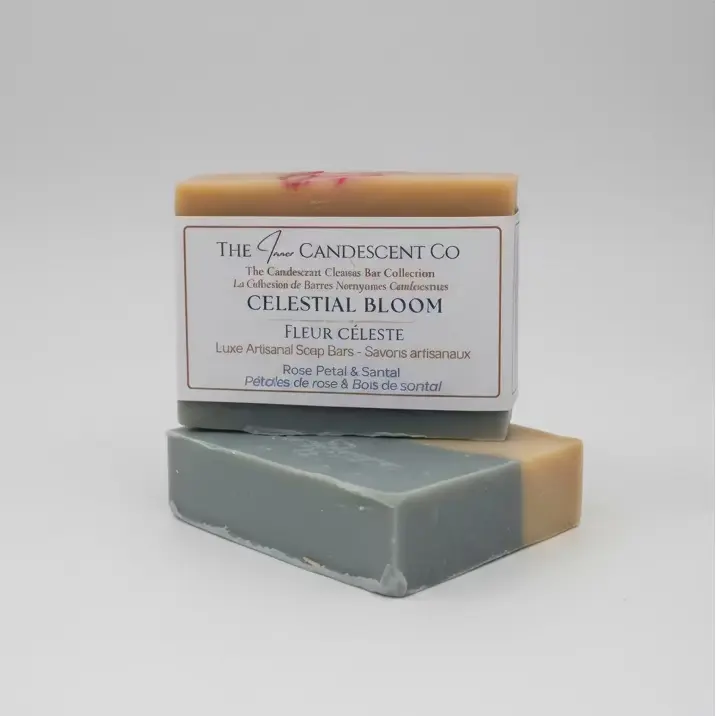 Celestial Bloom | Rose, Santal & Amber Handmade Soap Bar