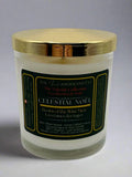 CELESTIAL NOEL | Sacred floral Christmas luxury coconut apricot wax candle