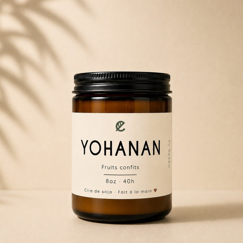Bougie de soya YOHANAN fruits confits