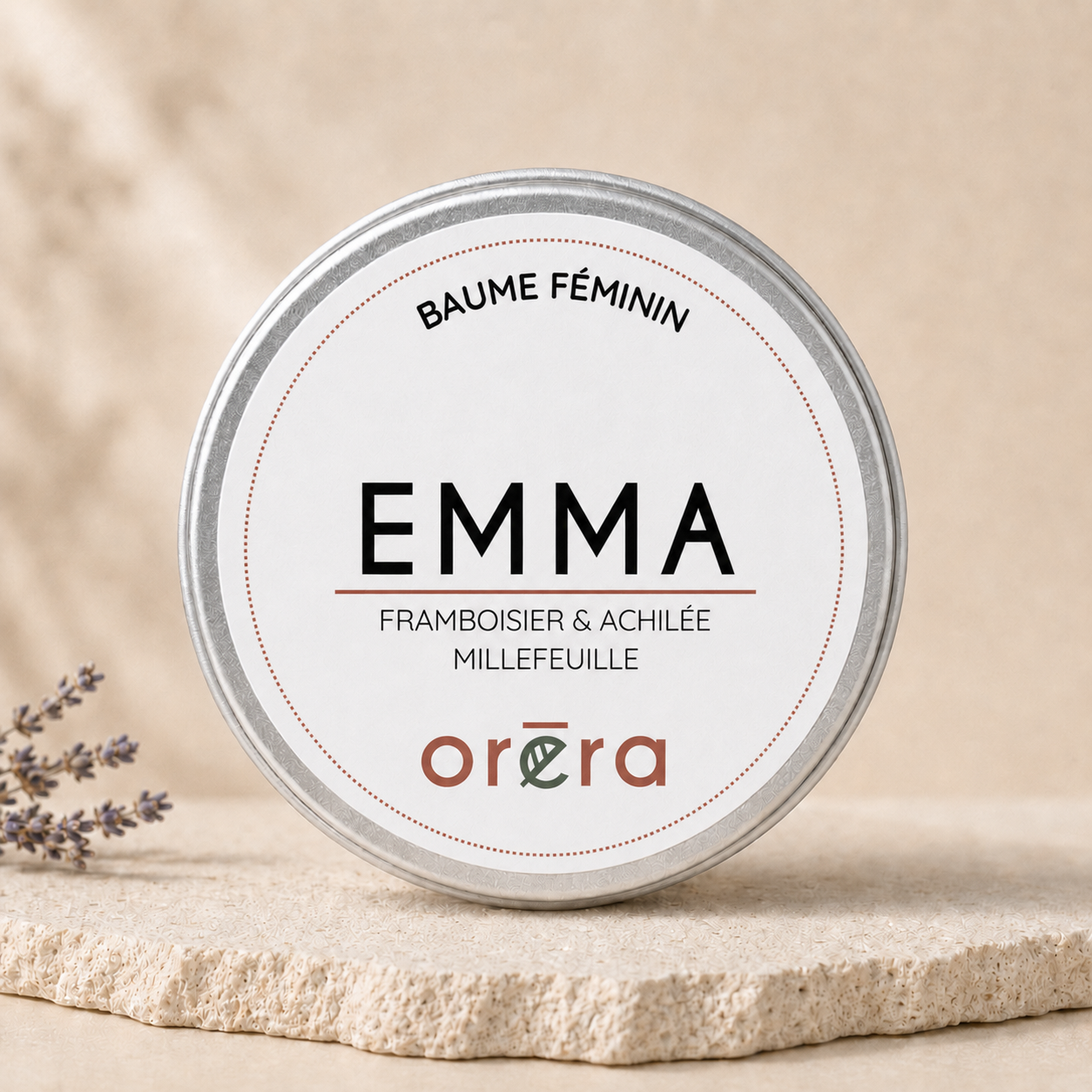 Baume féminin EMMA macérat de framboisier & achillée millefeuille