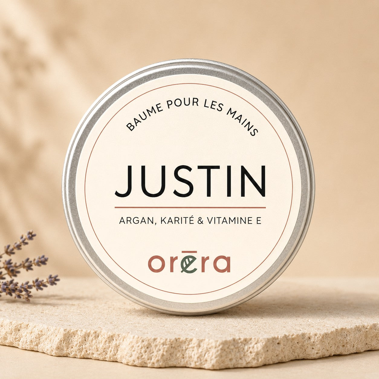 Baume pour les mains JUSTIN argan, karité & bergamote