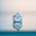 Sky - Blue Opal Ring — Sterling Silver, Bold Statement Piece