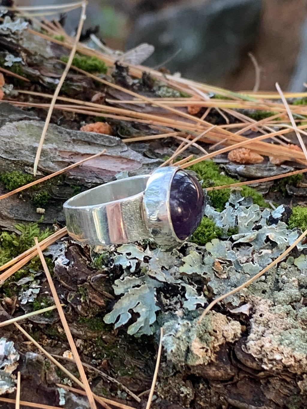 Dionysus — Amethyst Statement Ring