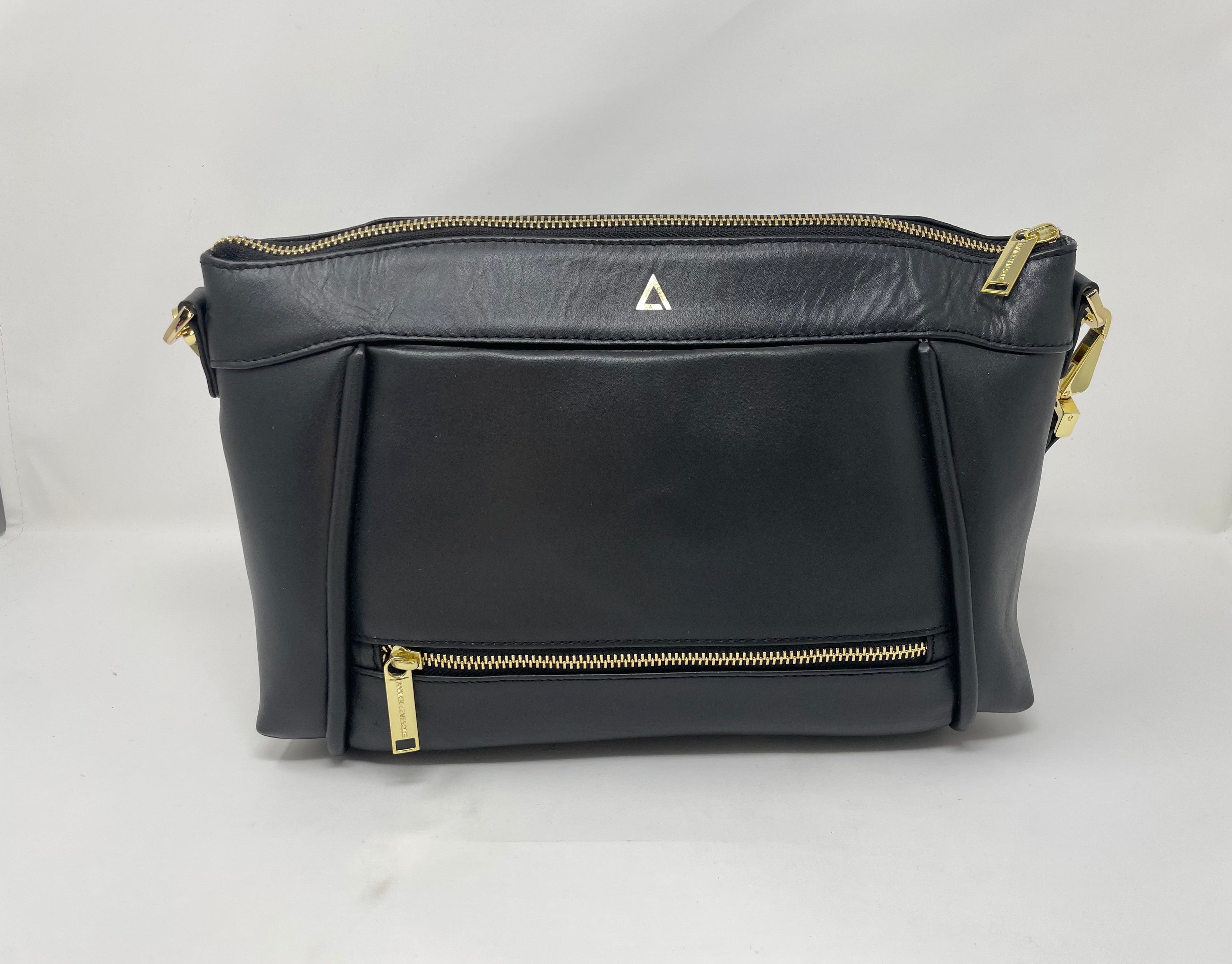 Sac à main cuir Noir, Elena