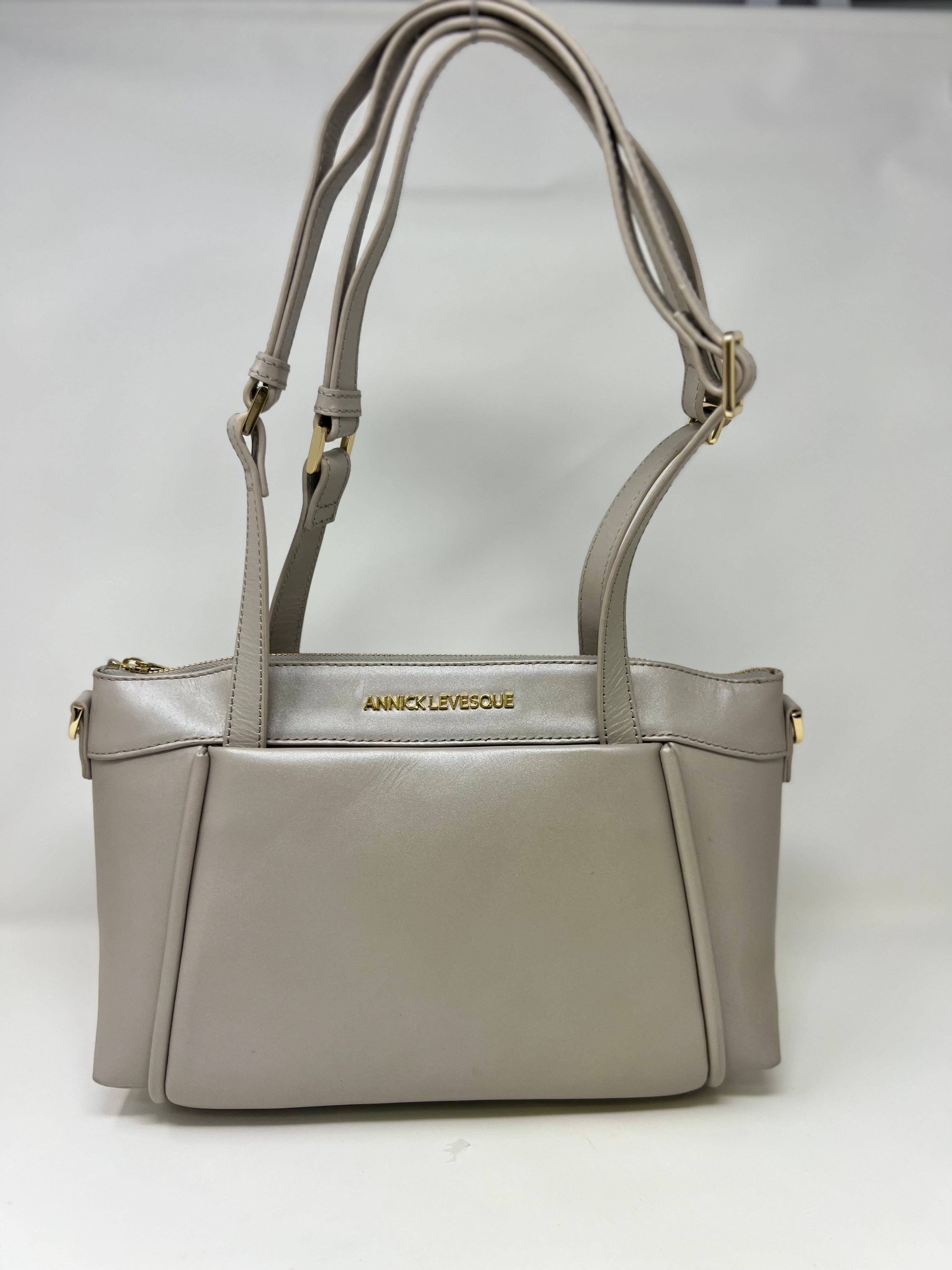 Sac à bandoulière en Cuir Perlé, Elena