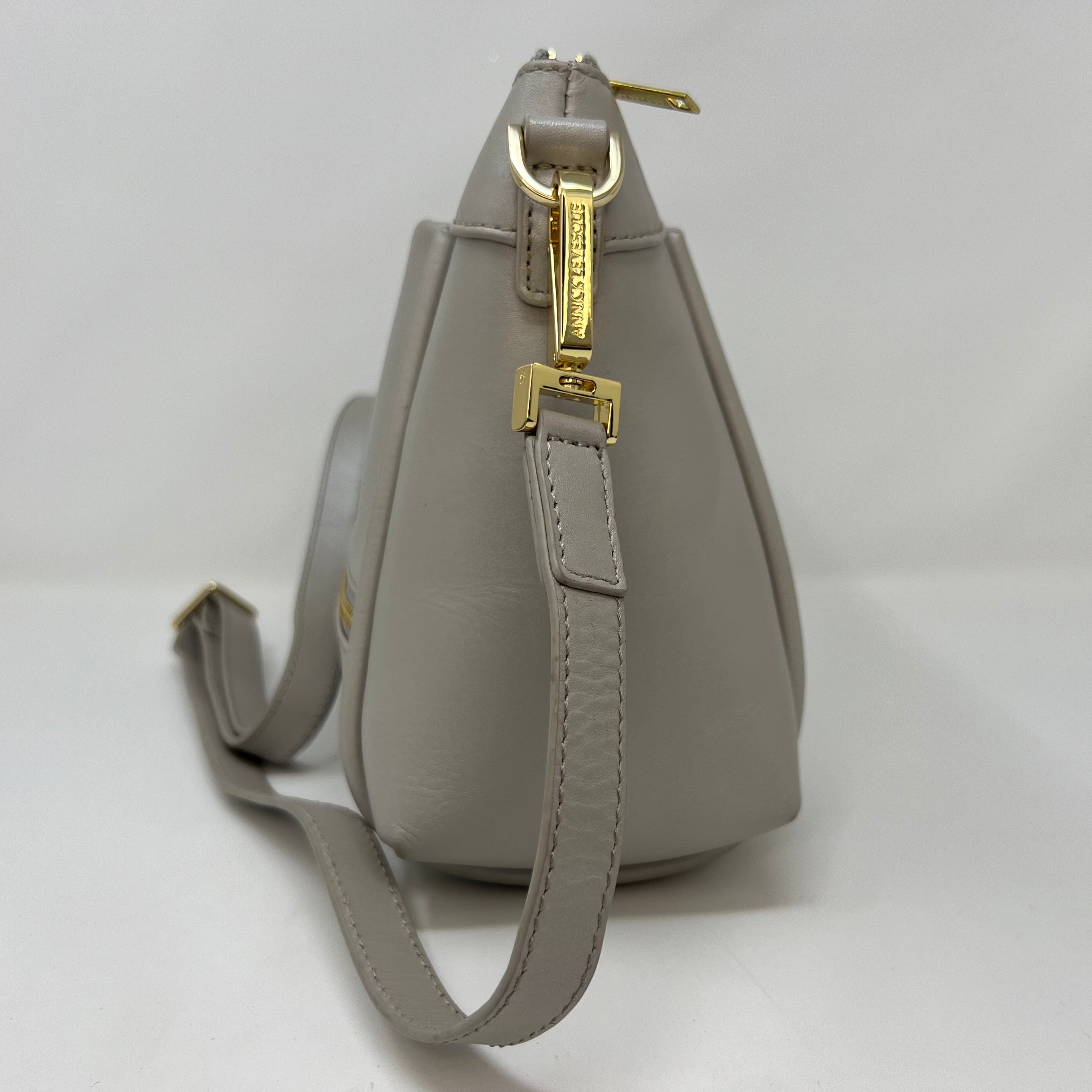Sac à bandoulière en Cuir Perlé, Elena