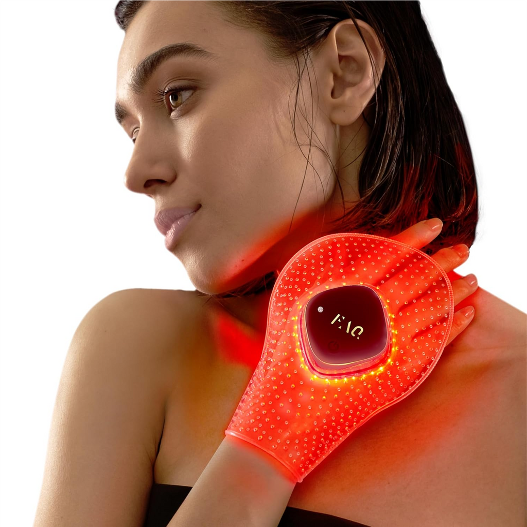 FOREO FAQ 221 Silicone Anti-Aging LED + Near-Infrared Hand Mask