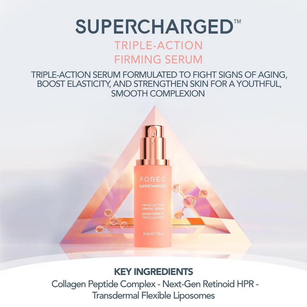 FOREO SUPERCHARGED Triple Action Firming Serum