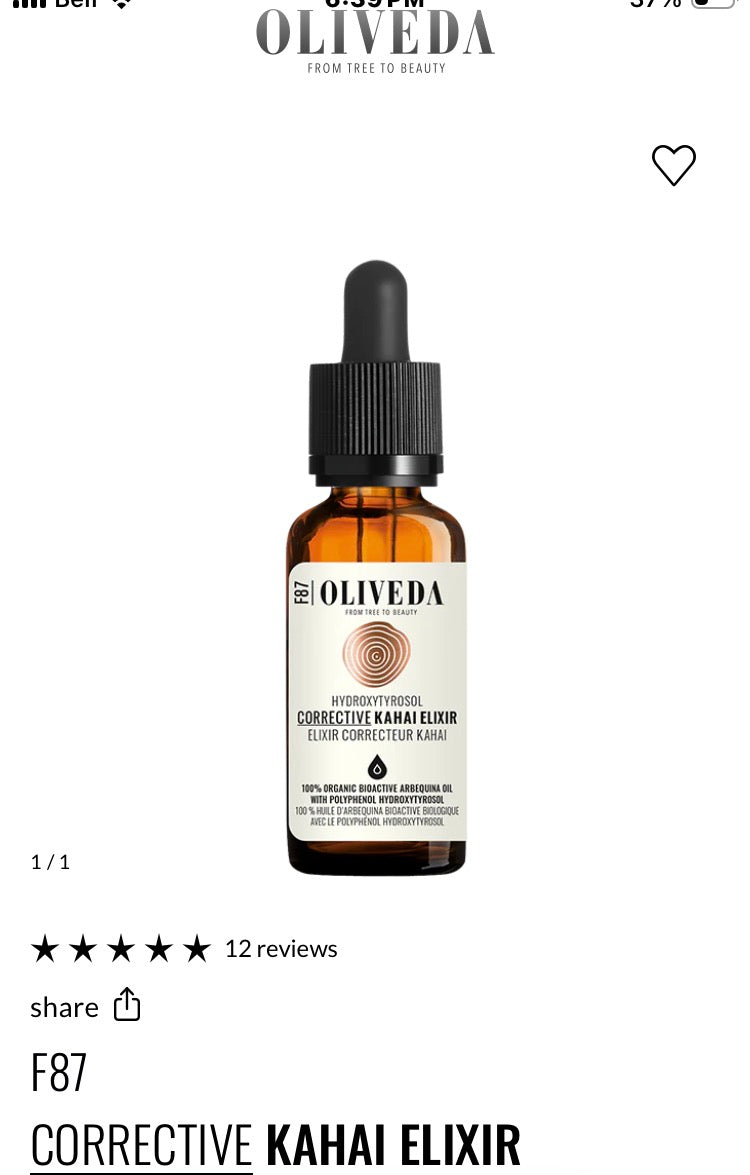 F87
CORRECTIVE KAHAI ELIXIR