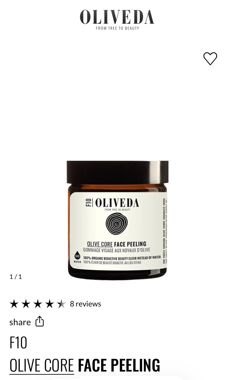 F10
OLIVE CORE FACE PEELING