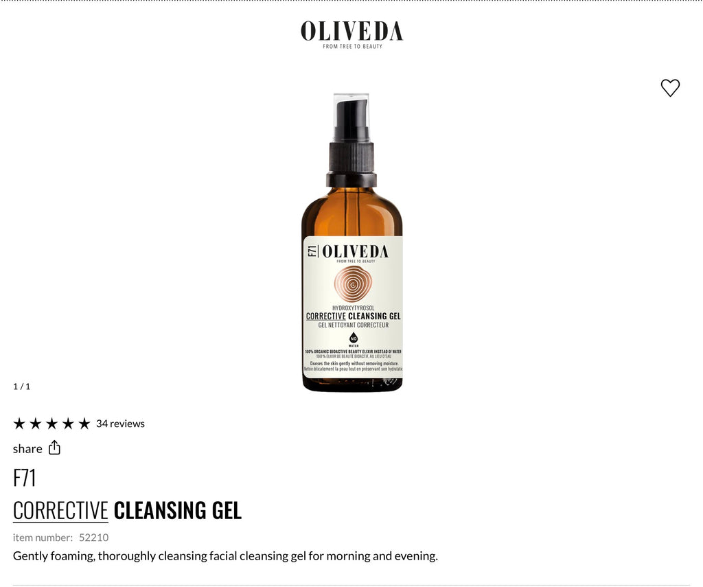 F71
CORRECTIVE CLEANSING GEL product