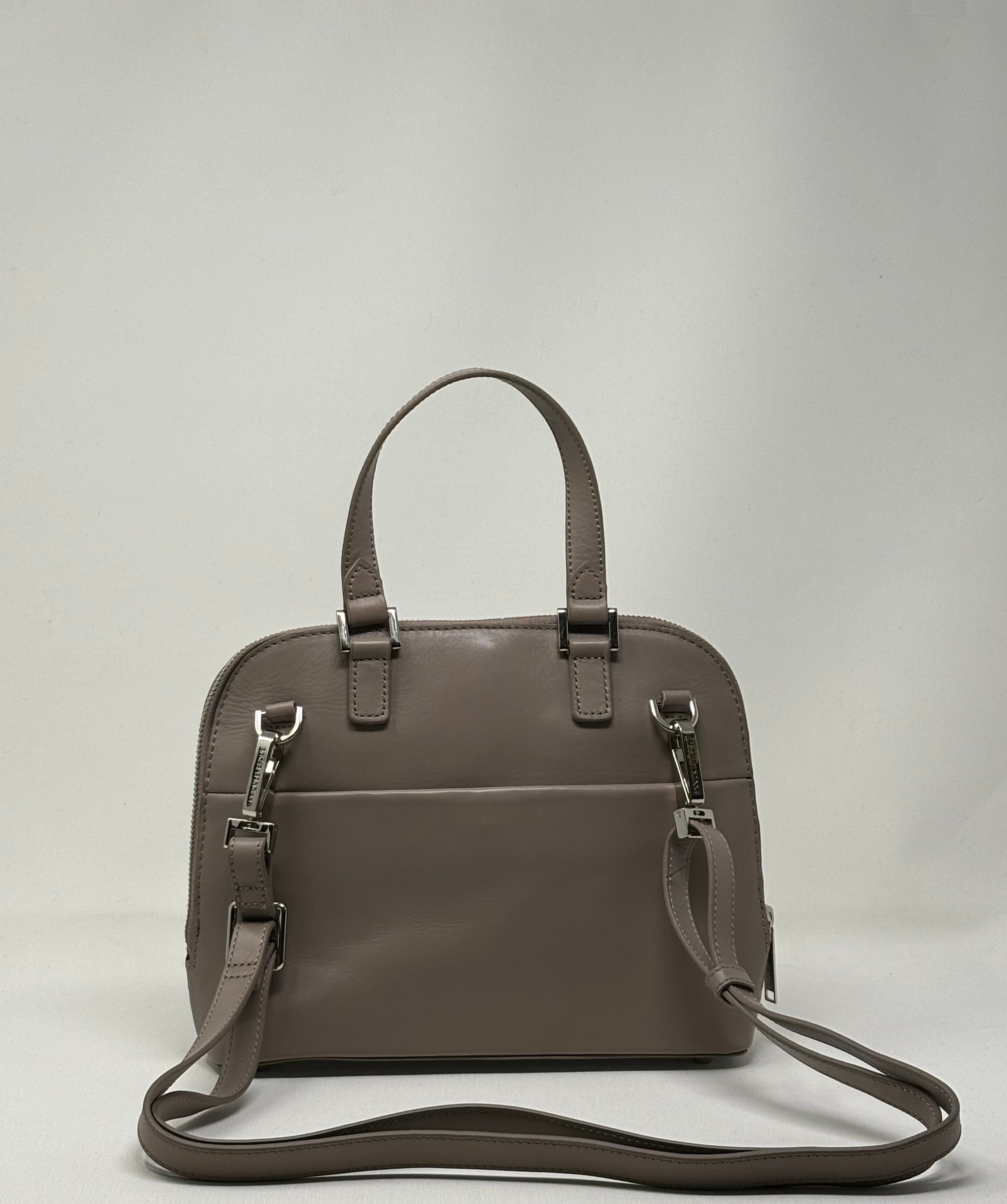 Sac à main en cuir Taupe | Justine