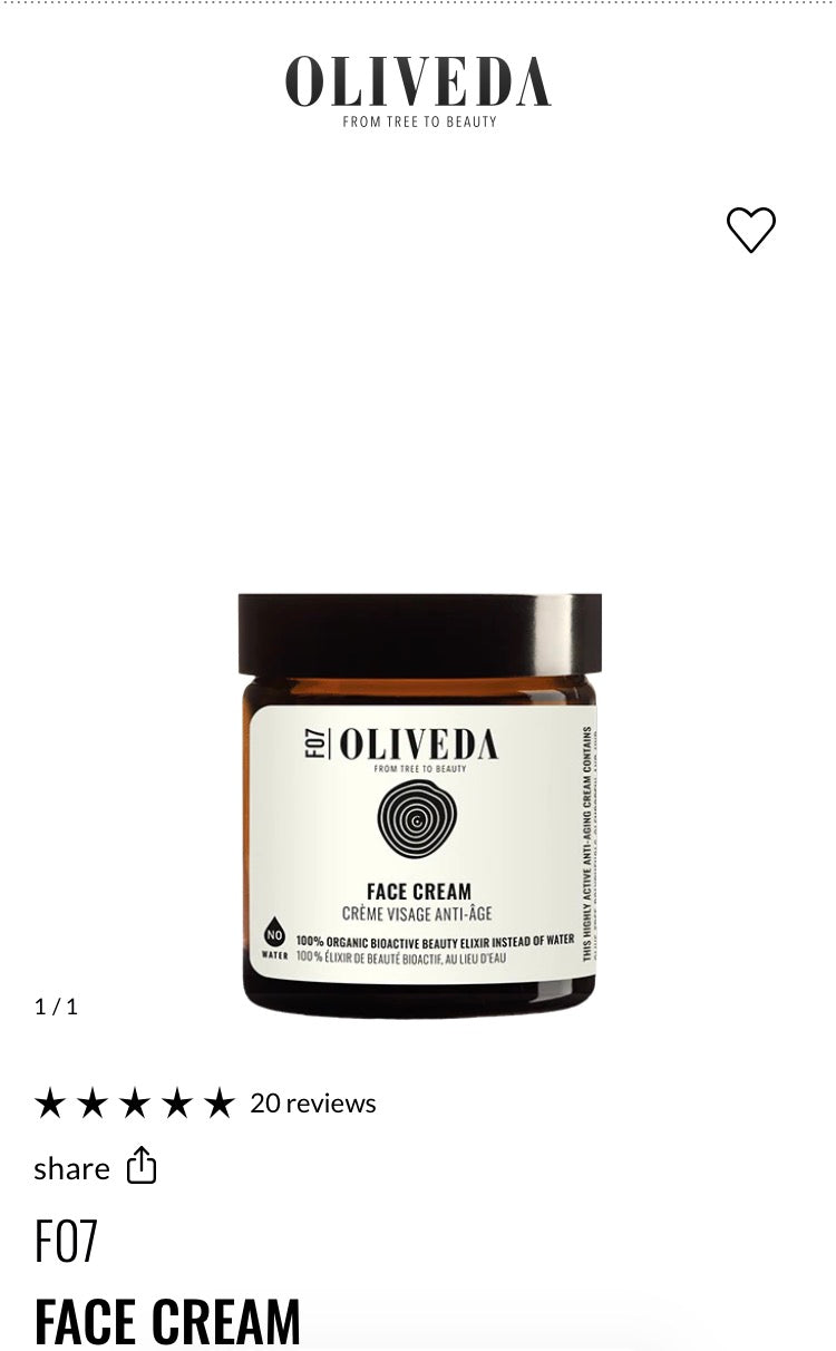 F07
FACE CREAM