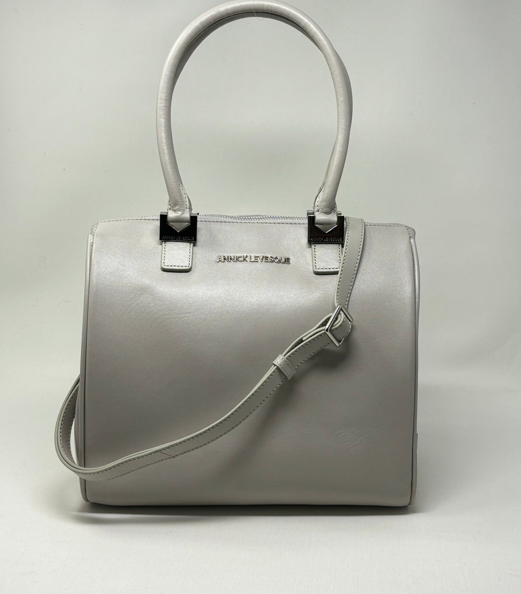 Sac à Main en Cuir Perlé | Mona Moyen