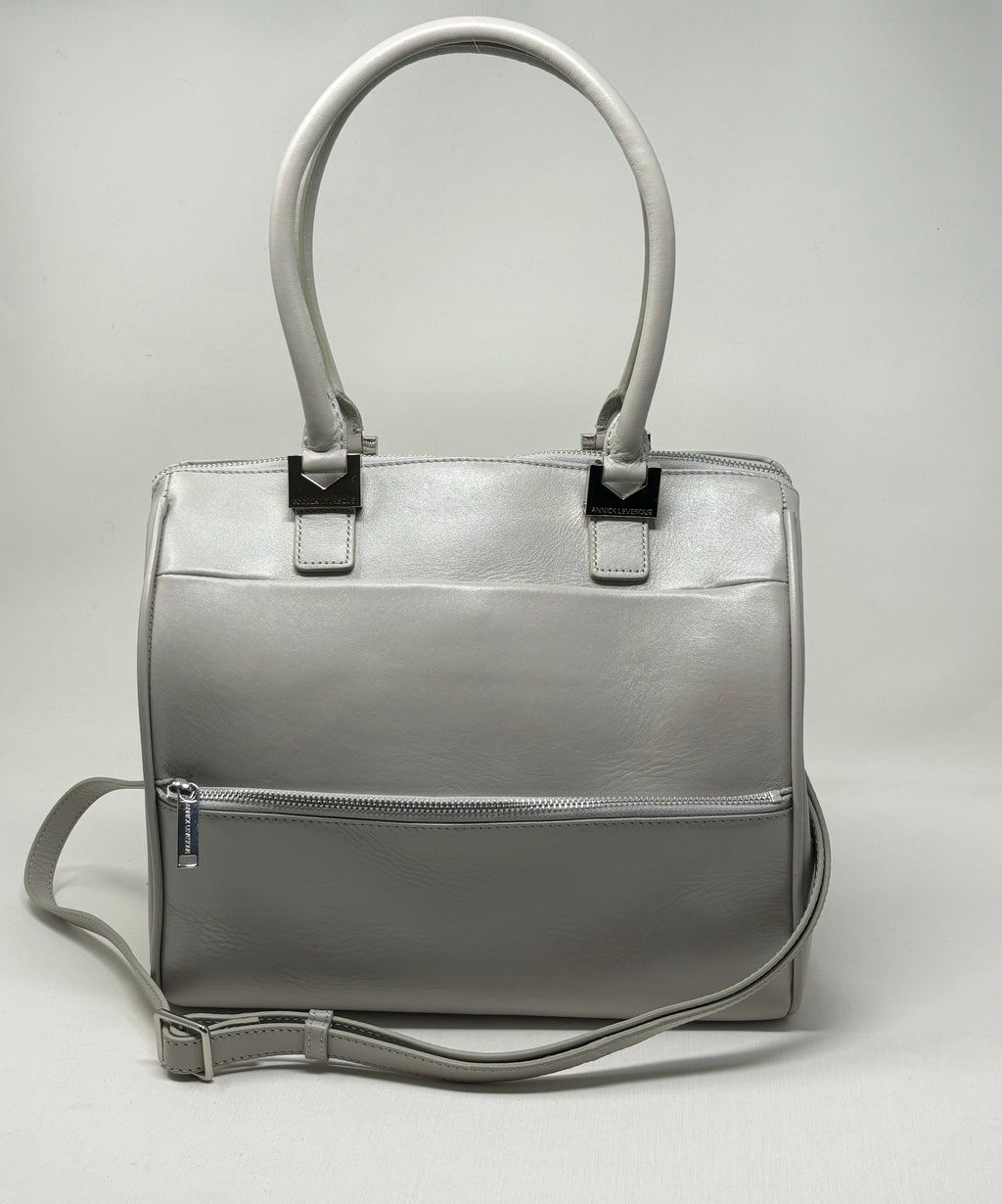 Sac à Main en Cuir Perlé | Mona Moyen