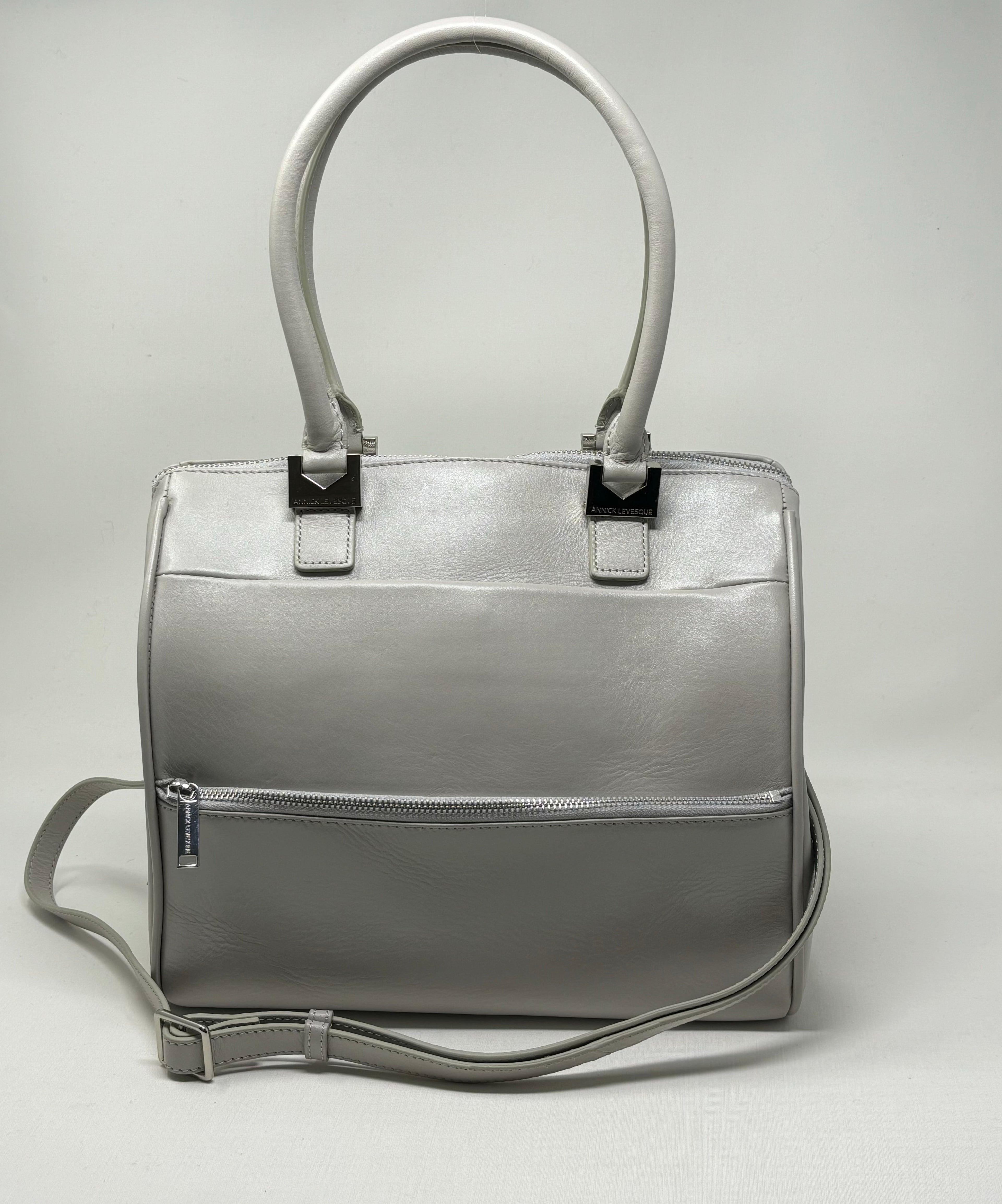 Sac à Main en Cuir Perlé | Mona Moyen