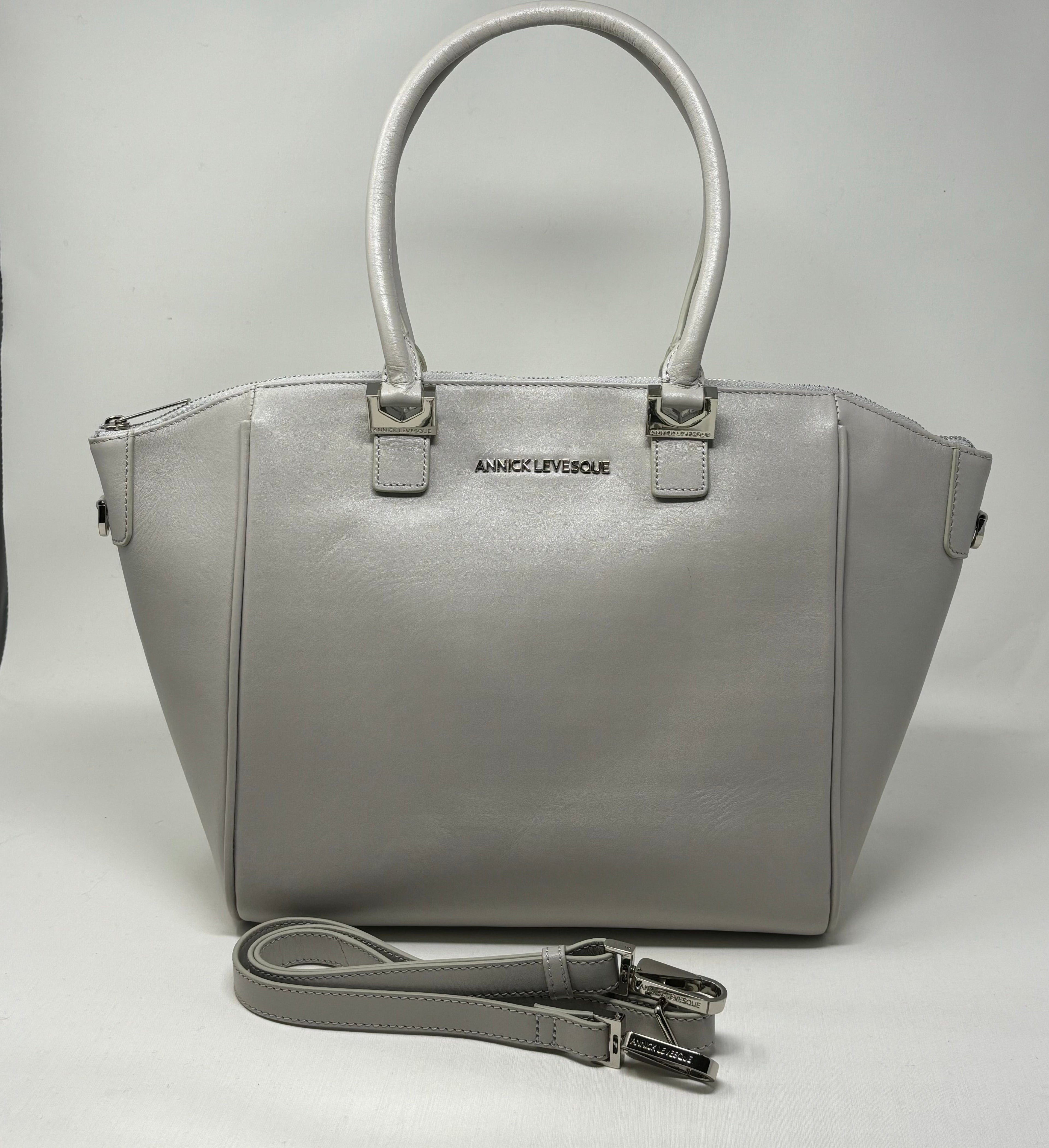 Sac à Main en Cuir Perlé | Mona Moyen