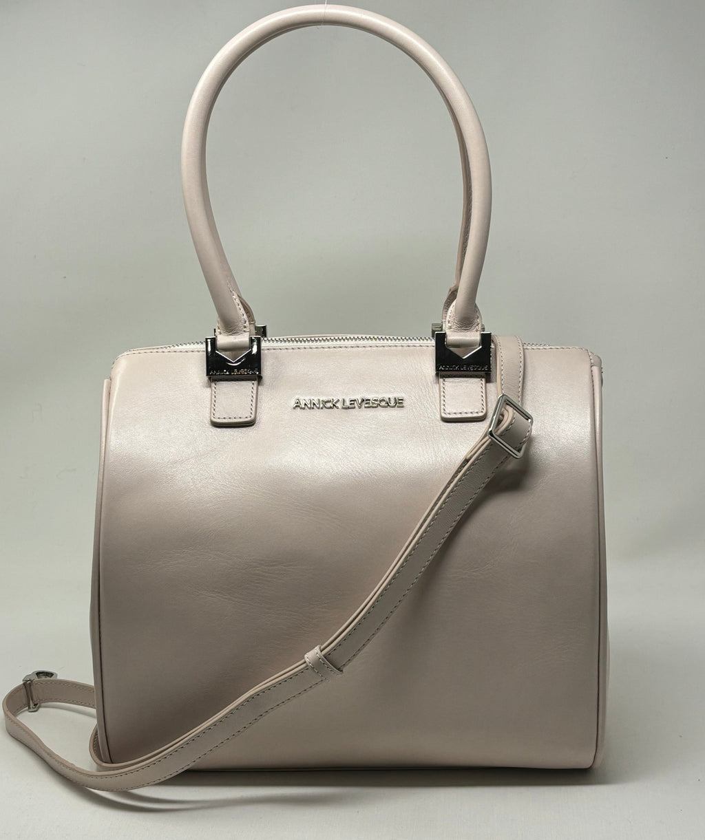 Sac à Main en Cuir rose blush | Mona Moyen