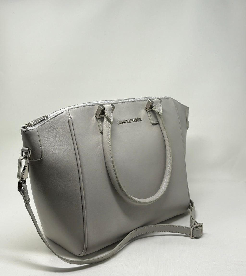 Sac à Main en Cuir Perlé | Mona Moyen