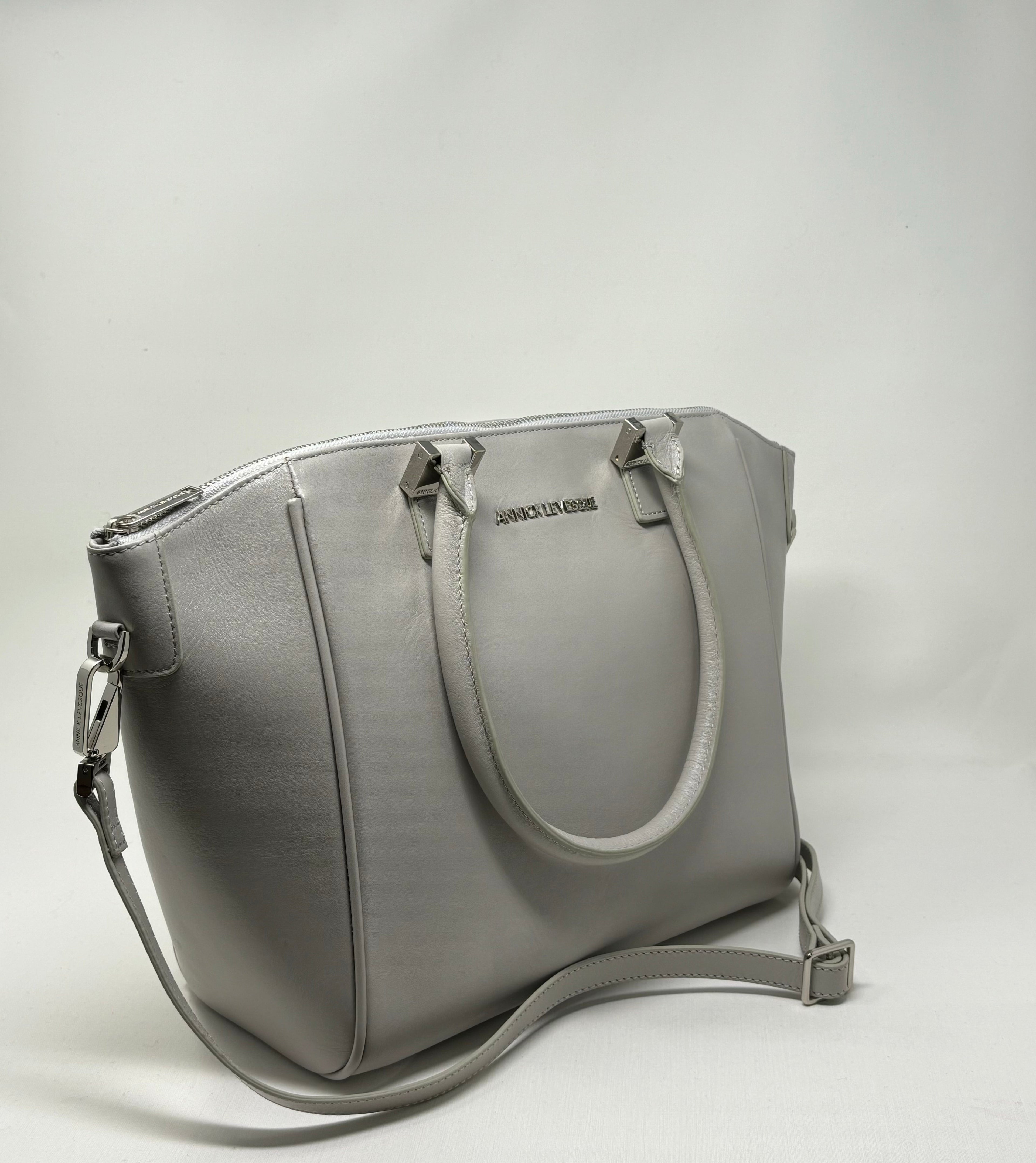 Sac à Main en Cuir Perlé | Mona Moyen