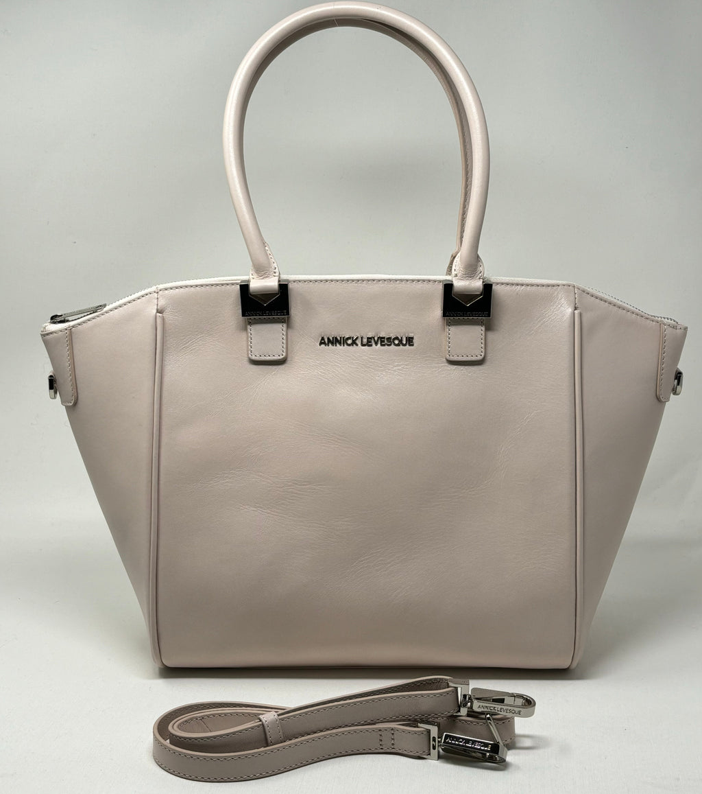 Sac à Main en Cuir rose blush | Mona Moyen