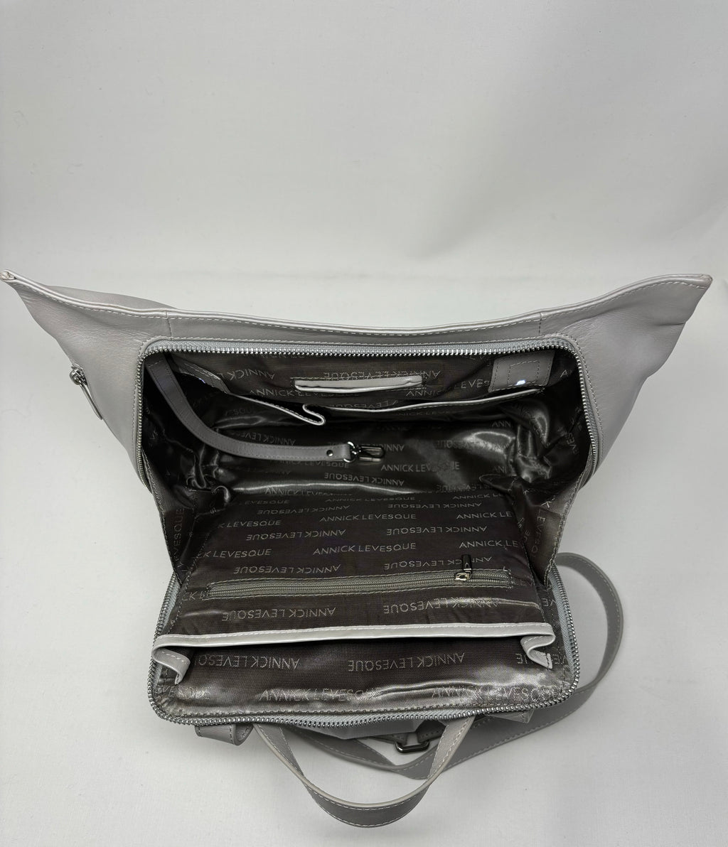 Sac à dos en cuir, perlé - Lore