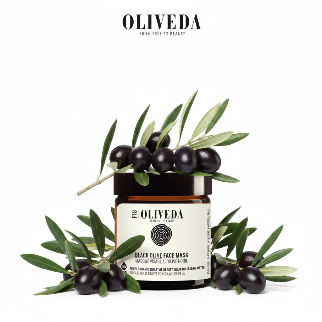 F18
BLACK OLIVE FACE MASK