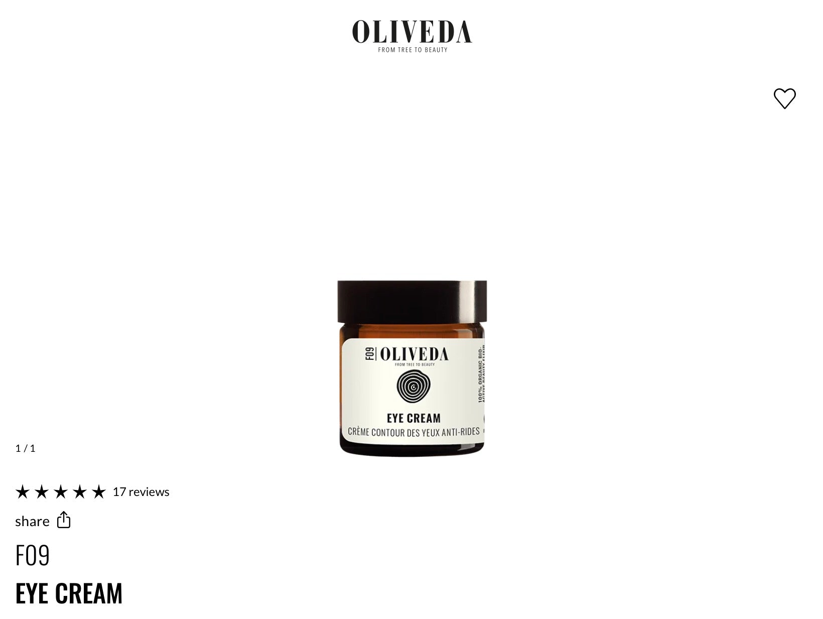 F09
EYE CREAM