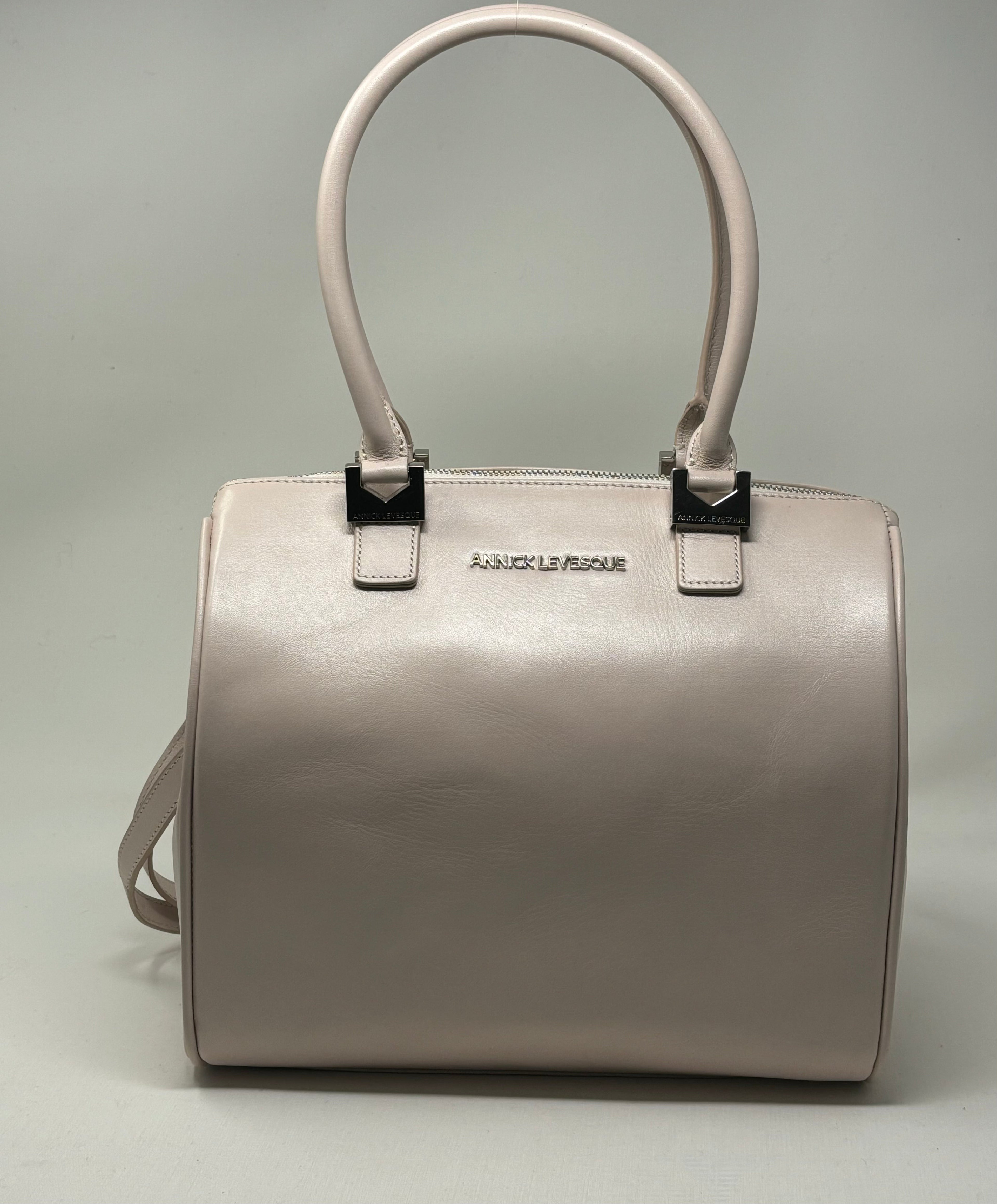 Sac à Main en Cuir rose blush | Mona Moyen