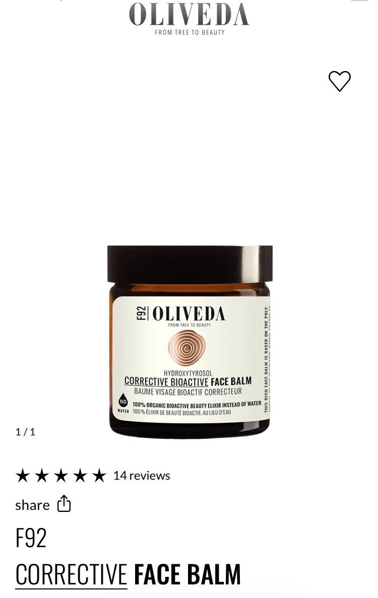 F92
CORRECTIVE FACE BALM