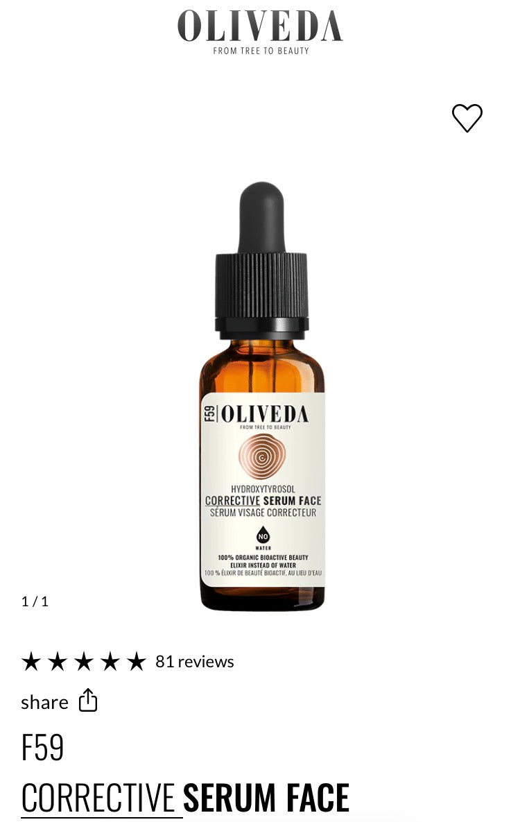 F59
CORRECTIVE SERUM FACE